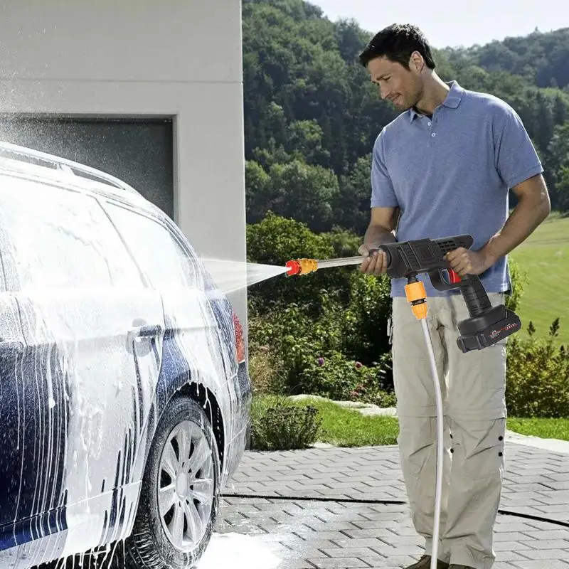 Electric Pressure Washer Small Pressure Washer Car Wash Machine Power Wash Sprayer Compact Pressure Washer Portable Car Wash For 2