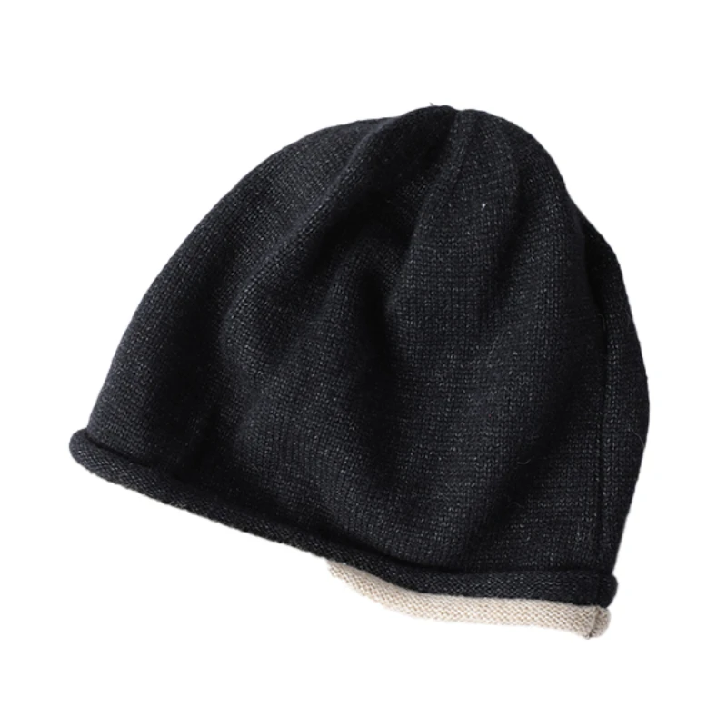 

Simple Curling Heaps Heaps Hat Woman Ins, Winter Warm Day All Tie Cold Hat and Fashion Knitted Woolen Hat Tide