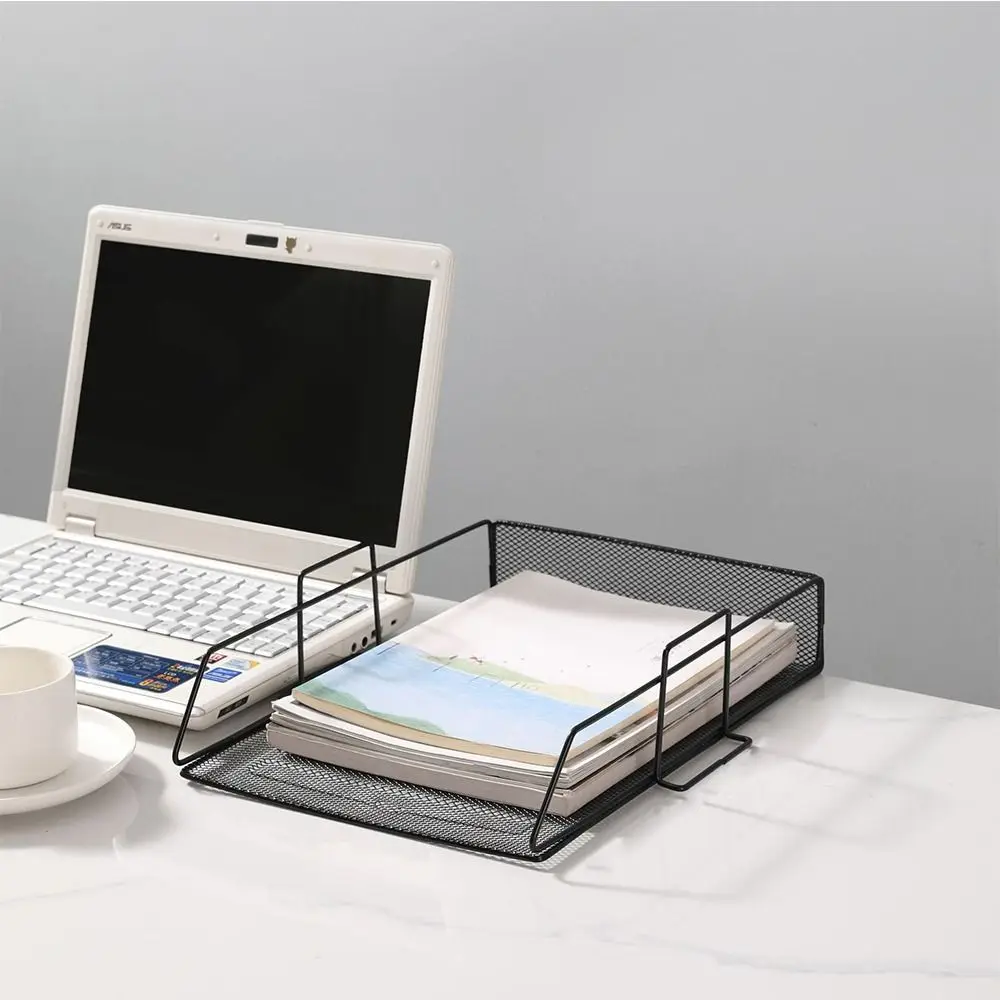 Stackable Minimalist Desktop File Organizer Tray