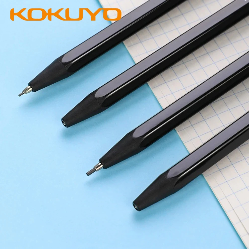 1PC 일본 KOKUYO 기계식 연필 PS-PE100 0.3/0.5/0.7/0.9/1.3mm 드로잉 쓰기 공예 예술 스케치 학교 문구