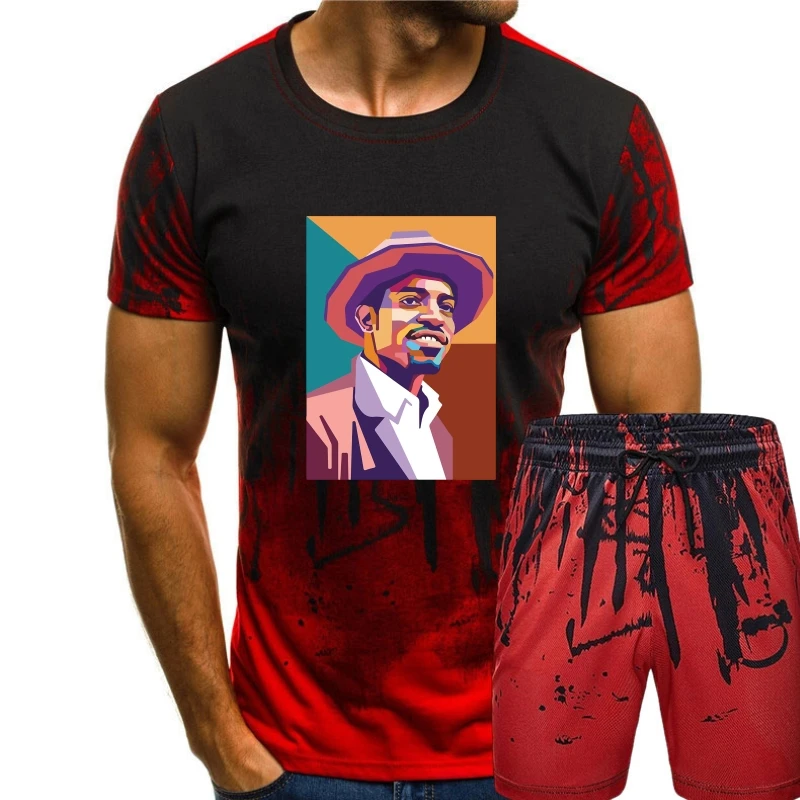 

Мужская винтажная черная футболка в стиле унисекс