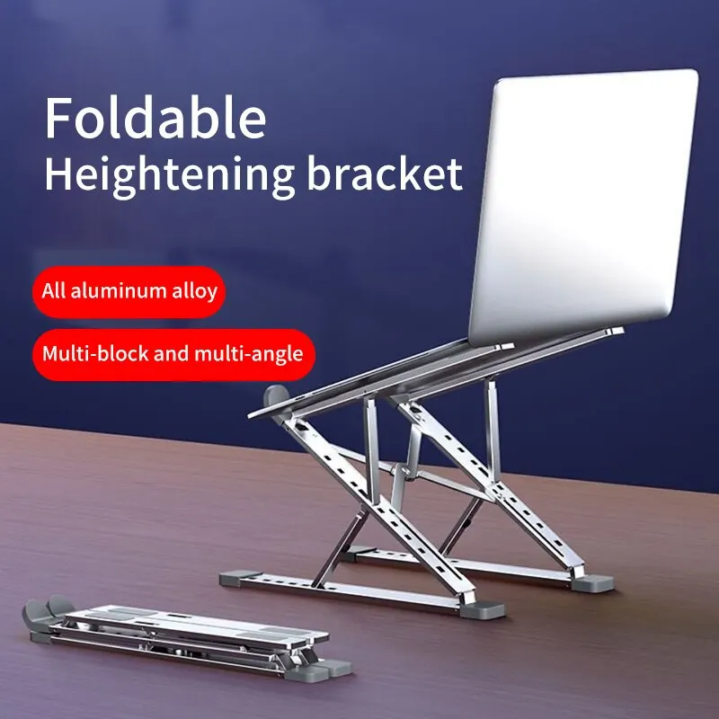 Laptop Stand For Macbook Folding Adjustable Aluminum Computer Pc Tablet ...