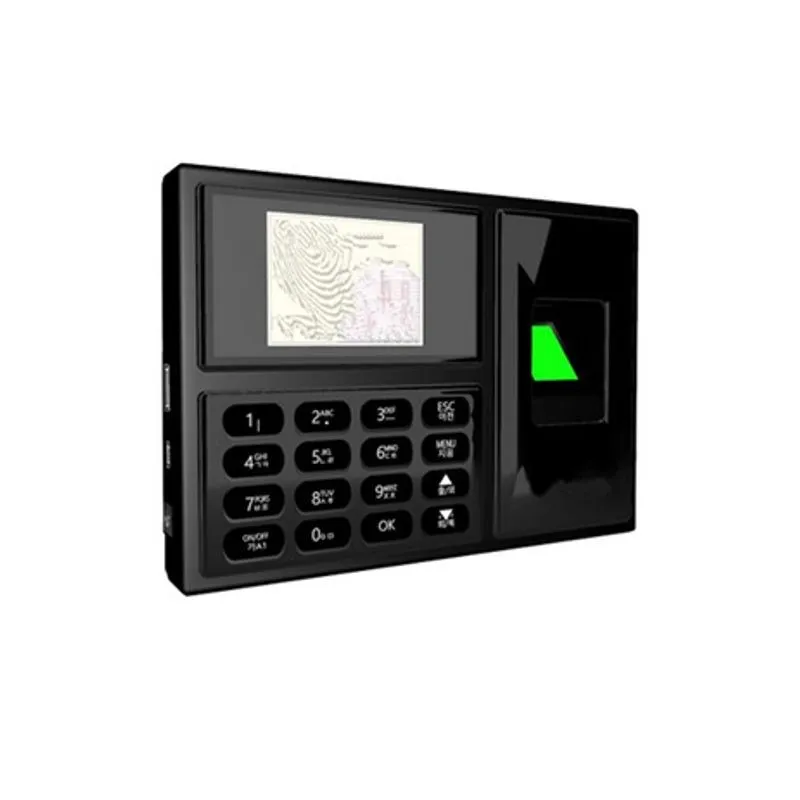 A4 fingerprint time attendance machine password swipe card Russian Persian