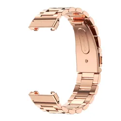 Premium Metal Bracelet Strap for Xiaomi Smart Band 7 Pro Watch (Metal Rose Gold)