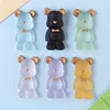 Resin Lovely Little bear Flatback Cabochon Scrapbook Kawaii DIY Embellishments Accessories 6Pcs  L35 2