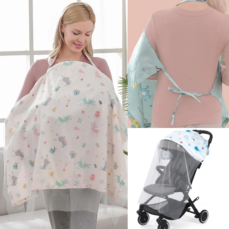 Breastfeeding Cover Nursing Towel Breastfeeding Artifact Nursing Towel Fig Leaf Outdoor Multi-functional Anti-exposure Cloak Breathable and Thin