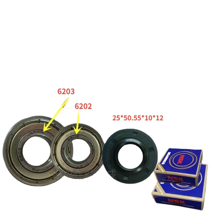 Anel de Vedação Peças para Daewoo Mini Wall Mount Drum Máquina de Lavar Roupa Selo do Óleo 25*5055*10*12 6202 6203 25*10*12