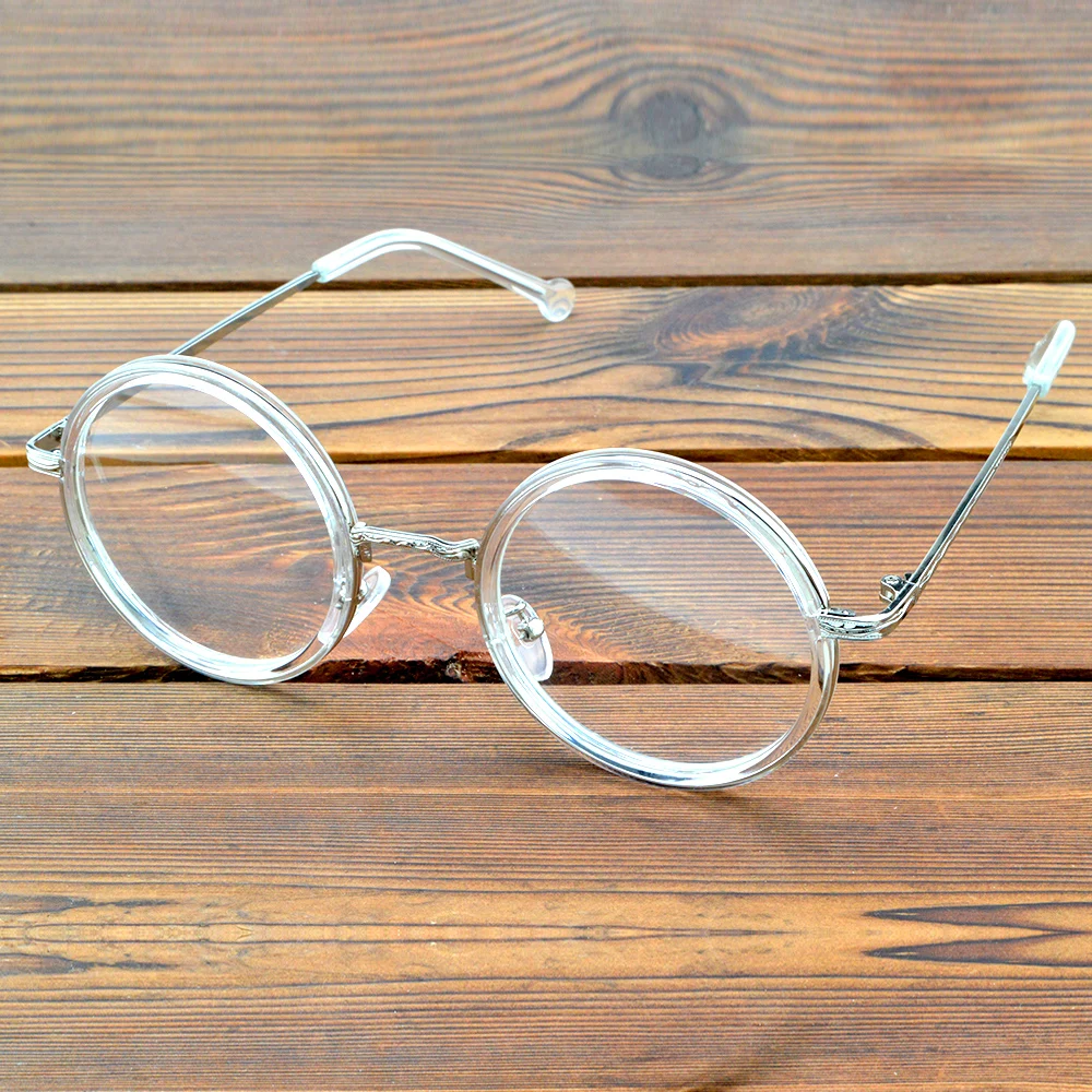 Prescription Glasses Reading Glasses Nose Pads Round Retro