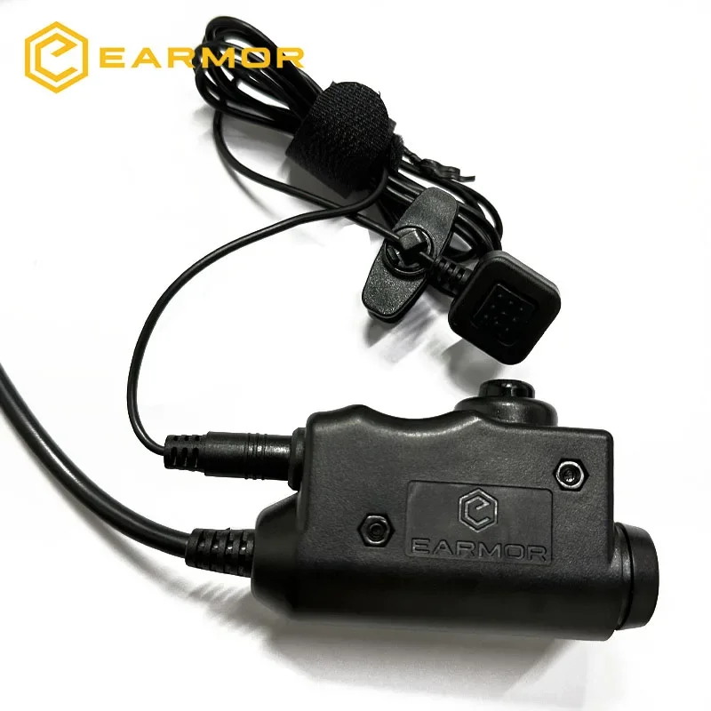 PTT Adapter EARMOR M52 Military Push To Talk Tactical Communications Headset PTT