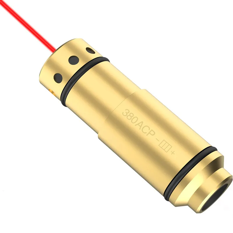 Tactical Training Laser Bullet 9MM 9x19mm Bore Sight Cal for Dry Firing Training 380ACP Hunting Red Dot Laser Boresight