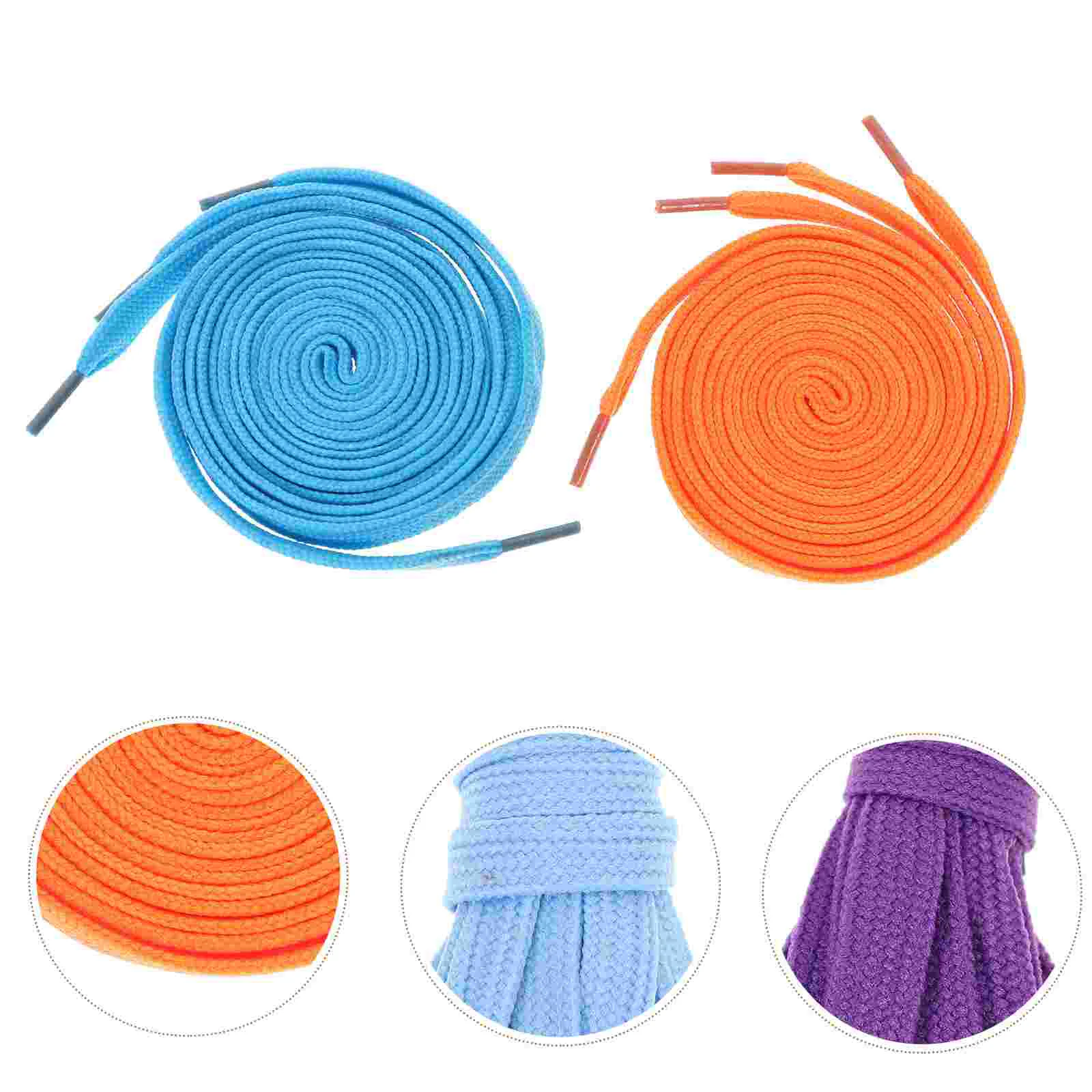 

of Replacement Flat Shoelaces Shoe Laces Strings for Sports Shoes /Boots /Sneakers /Skates (Assorted Colors)