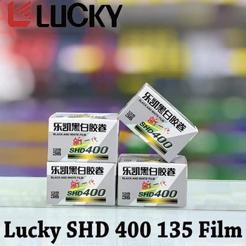 CHINA LUCKY SHD 400 Generazione 400 Gegree Nuova produzione di gradi 135 Pellicola in bianco e nero 36 fogli Pellicola da 35 mm