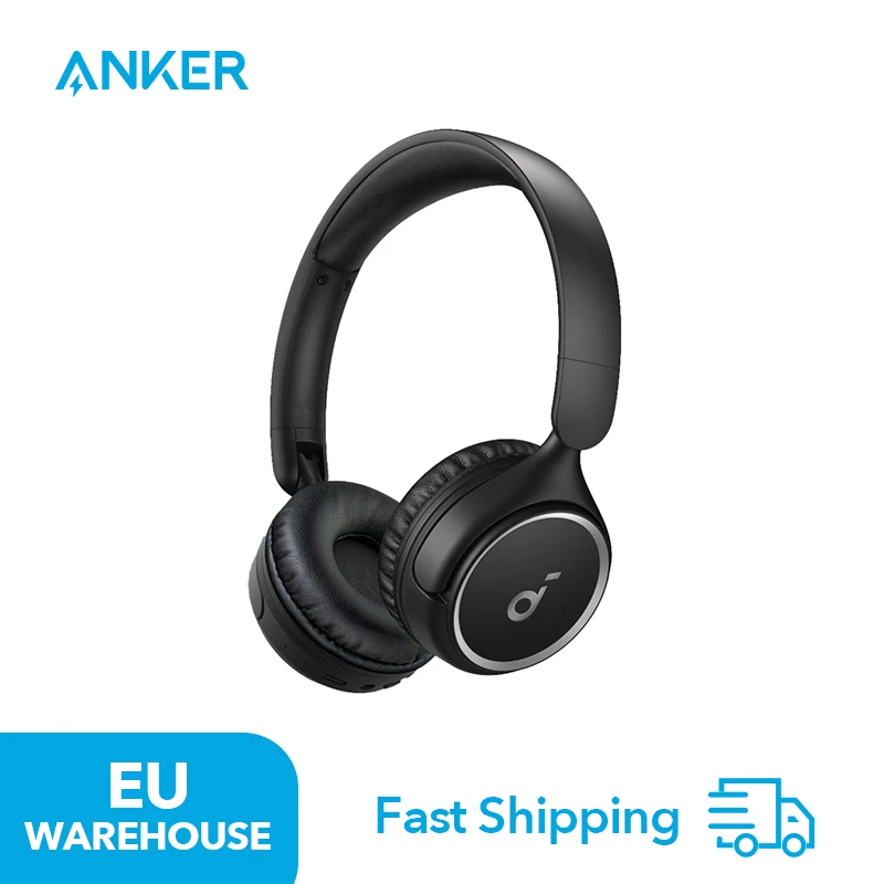 Soundcore Casque Bluetooth sans Fil Supra-auriculaire H30i, Conception Pliable, Basses Pures, autonomie de 70 Heures