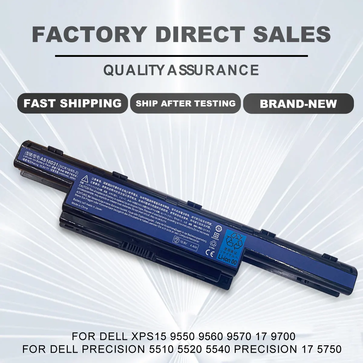 Batteria Per Laptop As10D31 Per Acer Aspire V3 5741 5742 5750 5551G 5560G 5741G 5750G As10D51 As10D61 As10D71 As10D75 As10D81