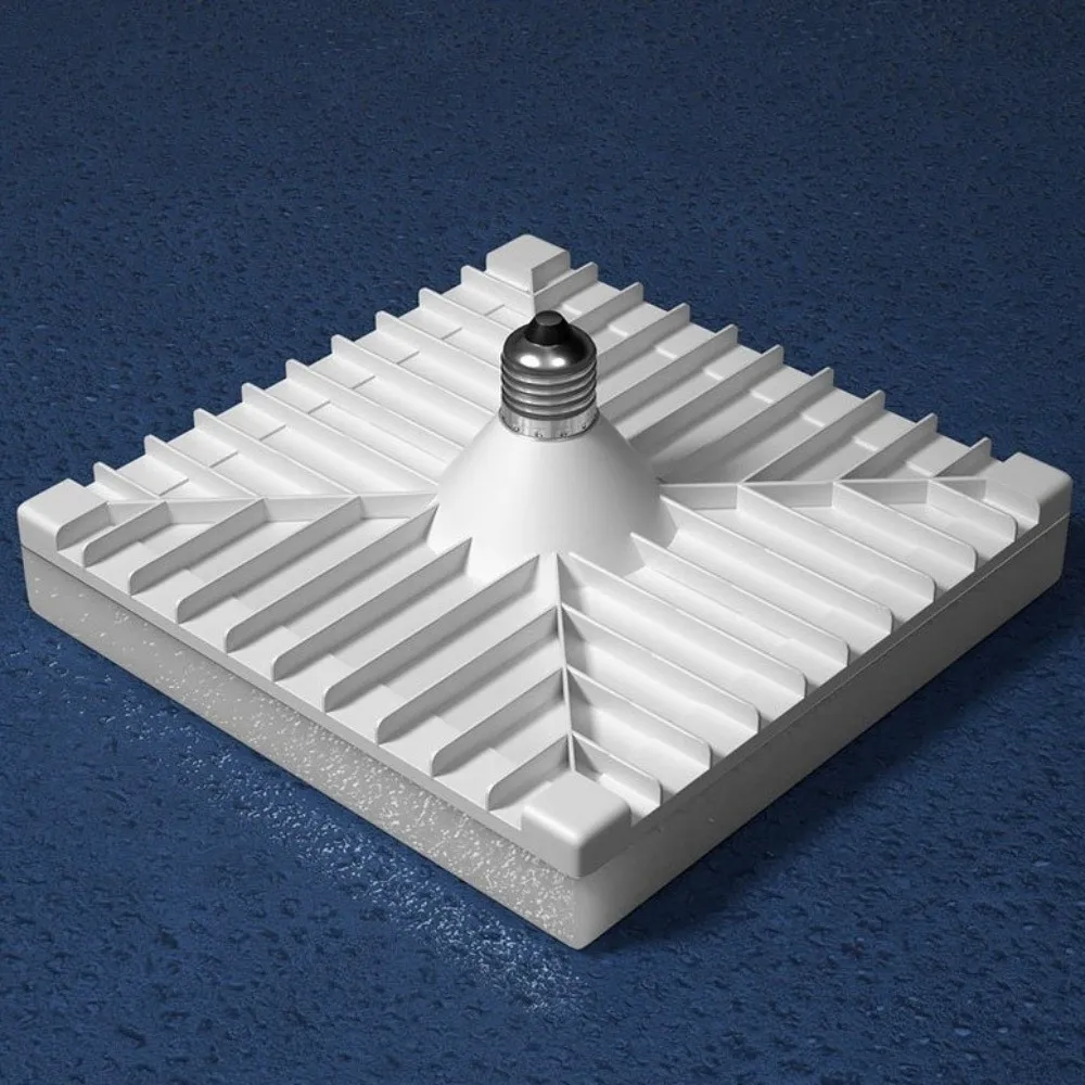 Pendant Lights 20/30/40/60/80W Square LED Ceiling Lamp Super Bright Energy Saving E27 LED Bulb Waterproof Spotlight Garage