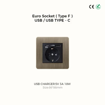 Avoir Vintage ทองเหลืองสวิทช์ 1-4 Gang 2 Way Toggle แผงสวิทช์ Brushed Bronze ซ็อกเก็ตไฟฟ้าและสวิทช์ USB Cat6 Rj45 19