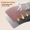 Cat Litter Mat Double Layer Pet Non Slip Big Pet Litter Box Filter MatWear Resistant Waterproof Anti-slip Cat Litter Mat 2