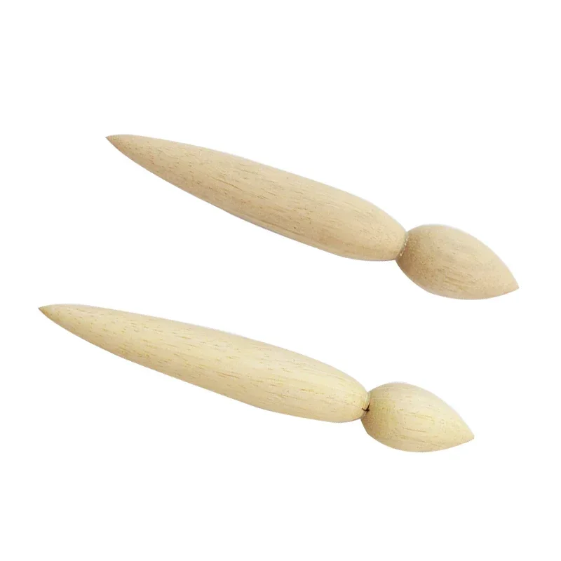 Pottery Spout Modifier Double-head Wooden Punching Tounded Corners Teapot Spout Modeling Ceramic Clay Repair Tools 1Pc pottery tools,clay sculpting tools,pottery sculpting tools,clay craft tool