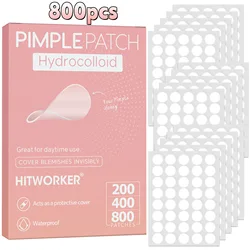 Hydrocolloid Acne Patches - Invisible Pimple Stickers with Salicylic Acid & Tea Tree Oil (800pcs)