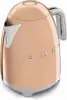 KLF03RGUS 50's Retro Style Aesthetic Electric Kettle with Embossed Logo, Rose Gold 4