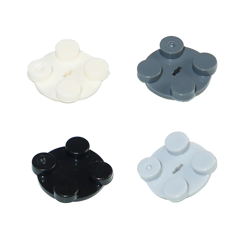 빌딩 블록 기술 액세서리 턴테이블 2x2 플레이트 베이스 3680 턴테이블 2x2 플레이트 탑 3679 MOC 부품 벽돌 어린이를위한 장난감