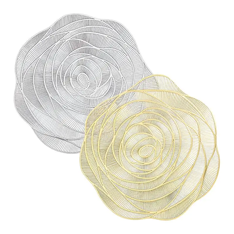 

Роза, искусственный ПВХ, необычный Настольный коврик, искусственный Роскошный домашний декор