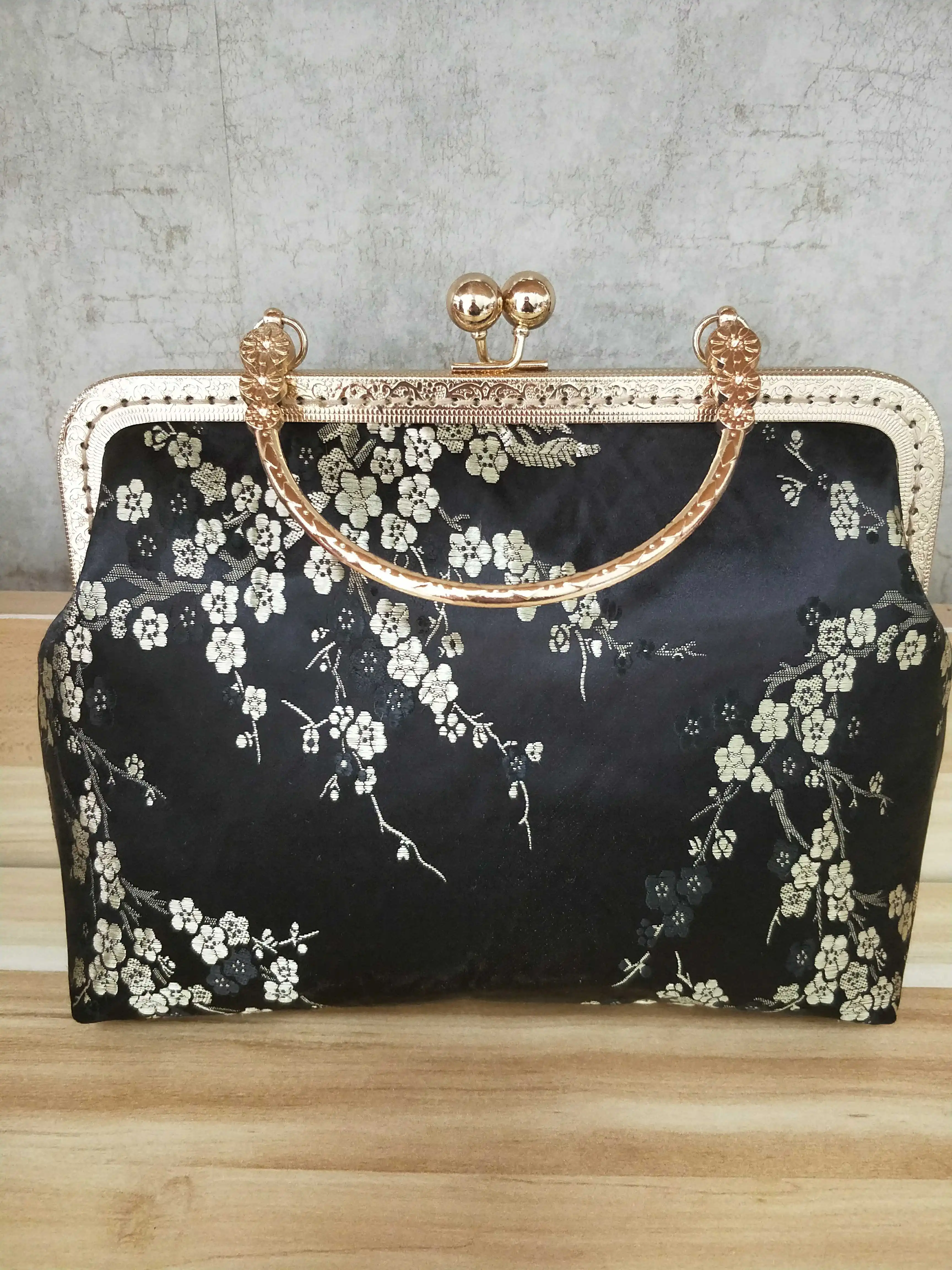 vintage gulley Party, Formal Black Clutch Black - Price in India |  Flipkart.com