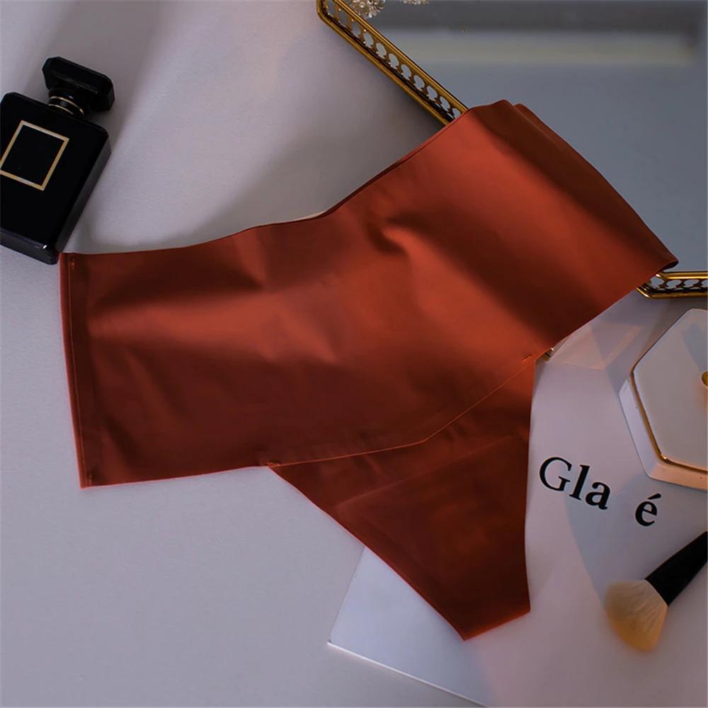 Bodyshaper Seamless Panties Women High Waist Thong Underwear Solid