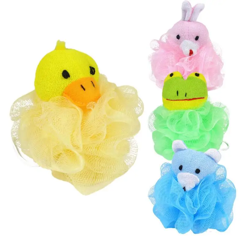 

Bath Sponges For Shower Cartoon Body Cleaning Washing Sponges Kids Bath Balls Shower Sponge Home Body Scrubber Shower Ball