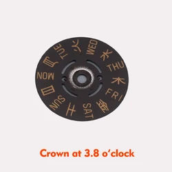 Mechanical Wristwatches with Date and Kanji Wheel - Premium Dial and Date Components (06 NH36 Movement)