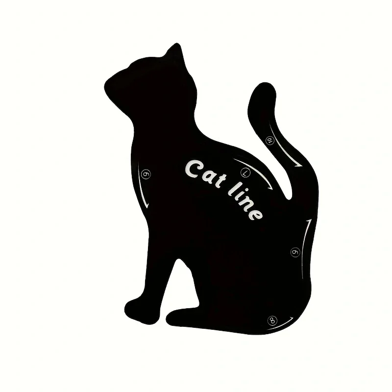 Eyeliner Stencil Tool Cat Line Stencils Eye Template Shaper Model Easy To Make Up Eyeliner Card