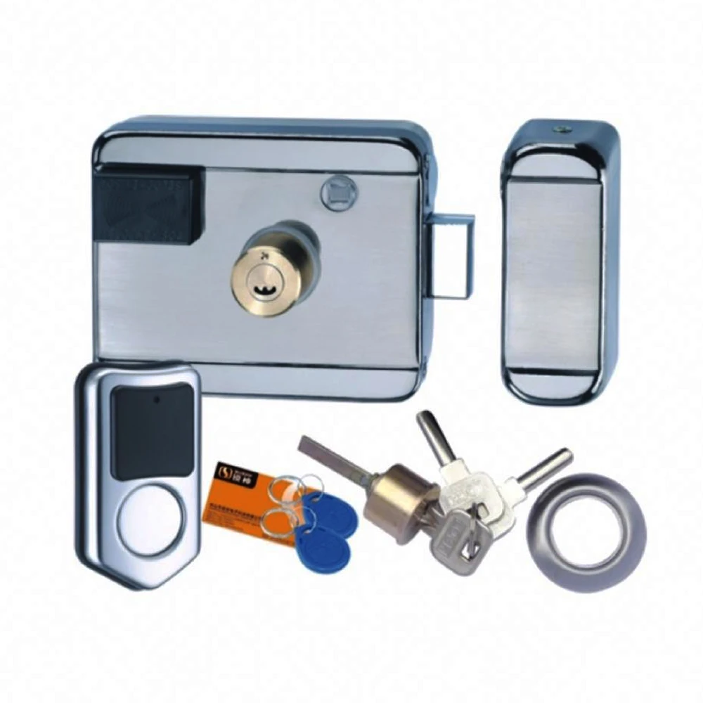 

IC RFID Alkaline Battery Power Supply Fingerprint Door Remote Control Lock Wireless Security Smart Outdoor Iron Door Castle