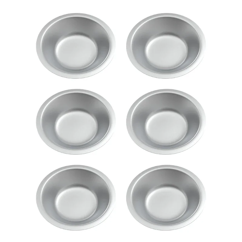 Stainless Steel Paint Mixing Tray 6 Pcs/Set Small Paint Round Bowl for Mixing Various Pigments
