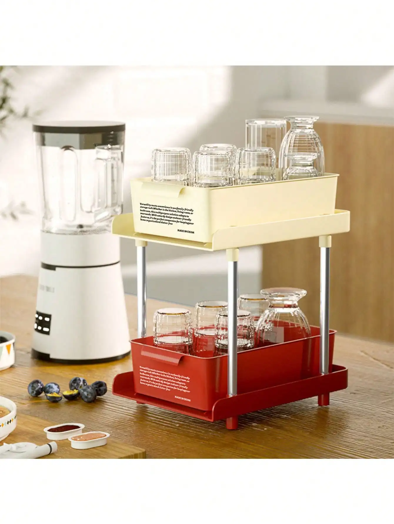 1pc Multi Layer Coffee Capsule Storage Rack Space Saving Tea Suitable For Office Home Coffee Tea Bag Storage Organizer 5