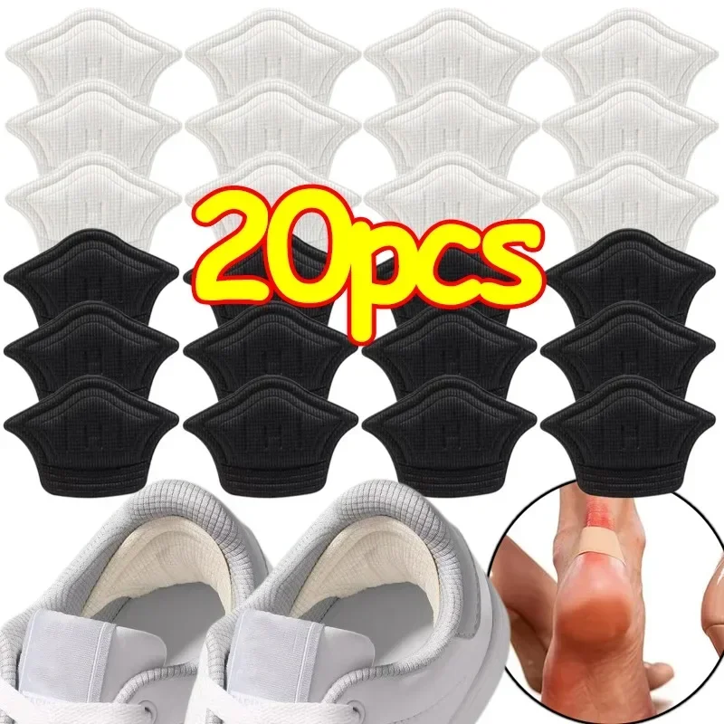 Shoe Insoles Heel Cushion Insole Heel Patch Insole Heel Cushion Protector Heel Insoles Heel Protector Patches Heel Protector Pads Heel Protector Shoe Stickers Shoe Repair Stickers Shoe Repair Patch Shoe Repair Patches Shoe Heel Repair Tips 2/20pcs Insoles Patch Heel Pads for Sport Shoe Adjustable Size Feet Pad Pain Relief Cushion Insert Insole Heel Protector Sticker