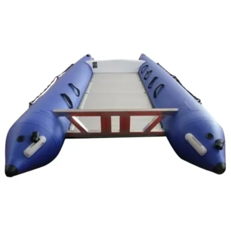 OEM ODM 고속 팽창식 쌍동선 보트 썬더캣 3.8m 4.1m PVC TPU 스포츠 레이싱 보트 판매