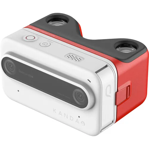 KanDao QooCam EGO Viewer-Integrated 3D Camera Support DNG Format 24MP 3D Photo 2.54“ Touchscreen Magnetic UHD Viewer 160g IP67 2