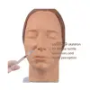 Realistic Silicone Injection Practice Face Training Model Female Makeup Mannequin for Facial Injections 2