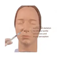 Realistic Silicone Injection Practice Face Training Model Female Makeup Mannequin for Facial Injections 2