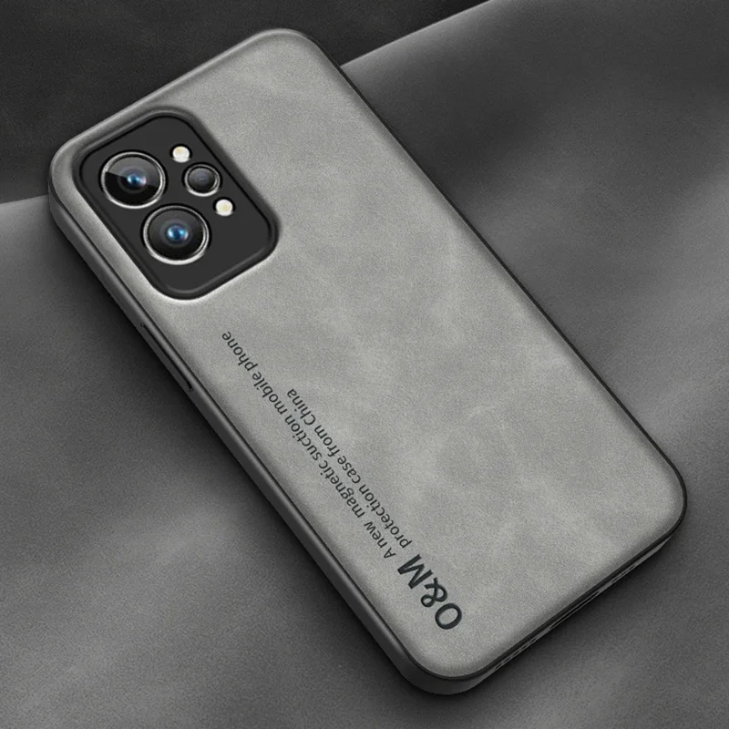 Luxury Magnetic Leather & Silicone Phone Case Cover