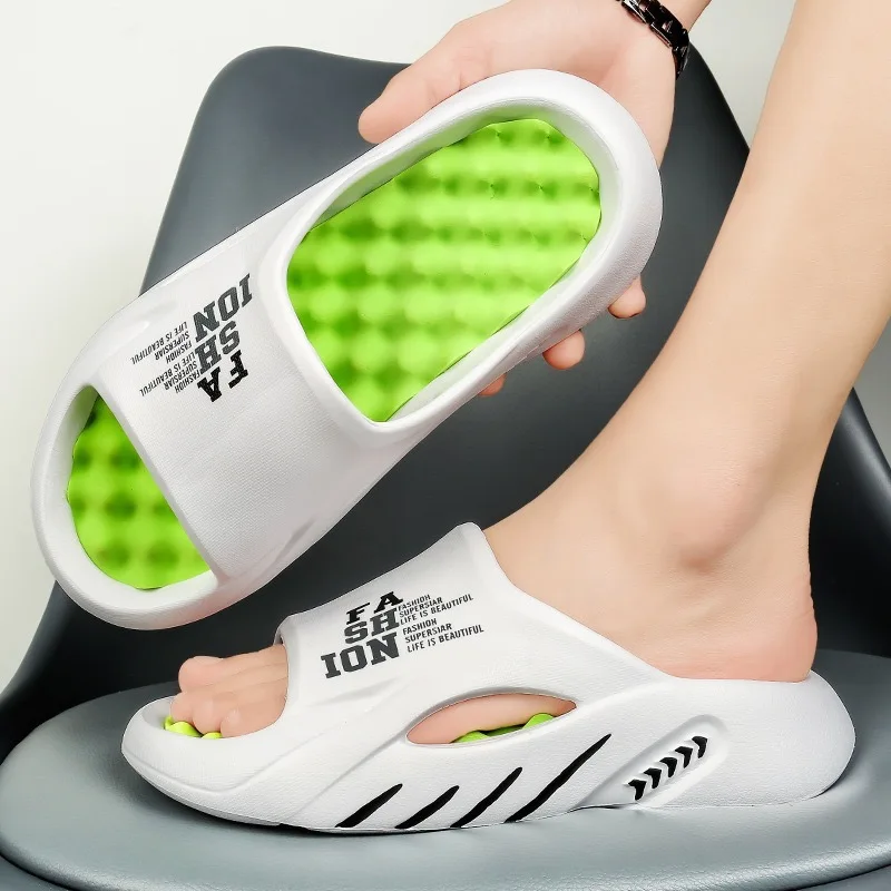 Ultra Soft Thick Sole Massage Slides 5