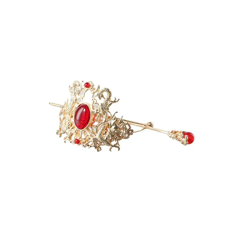 Delicate Crystal Alloy Girls Jewelry Headwear Dragon Women Tiara Chinese Style Hair Crown Hair Accessories Hanfu Ornament