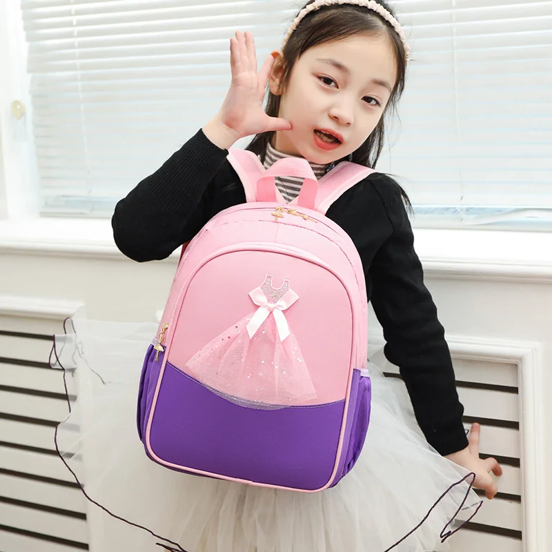 2024 Girls Dance Bags Gymnastics Yoga Sports Durable Backpack Kids Ballet Latin Tap Jazz Dance Costume Package Bag Schoolbag 4