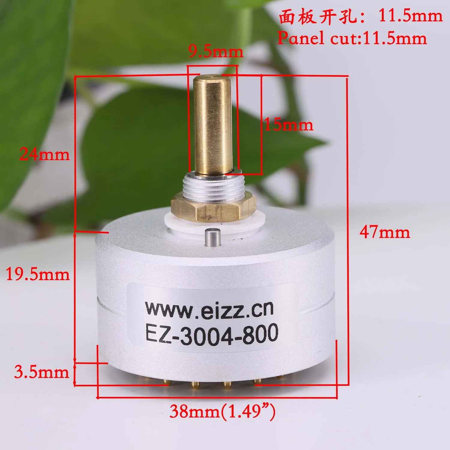 EIZZ 3 Ways 4 Ways 3 Positions Rotary Switch Signal Source