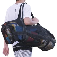 Black Lightweight Mesh Drying Bag For Quick Dry And Storage Of Wet Items Breathable Mesh Luggage Bag 1