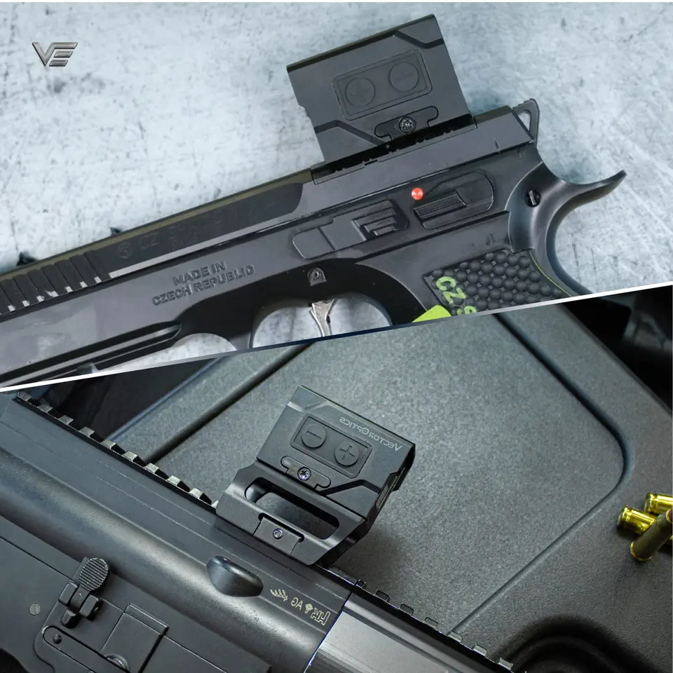 Vector Optics Frenzy Plus 1x18x20 Enclosed Sight Solar Power Red