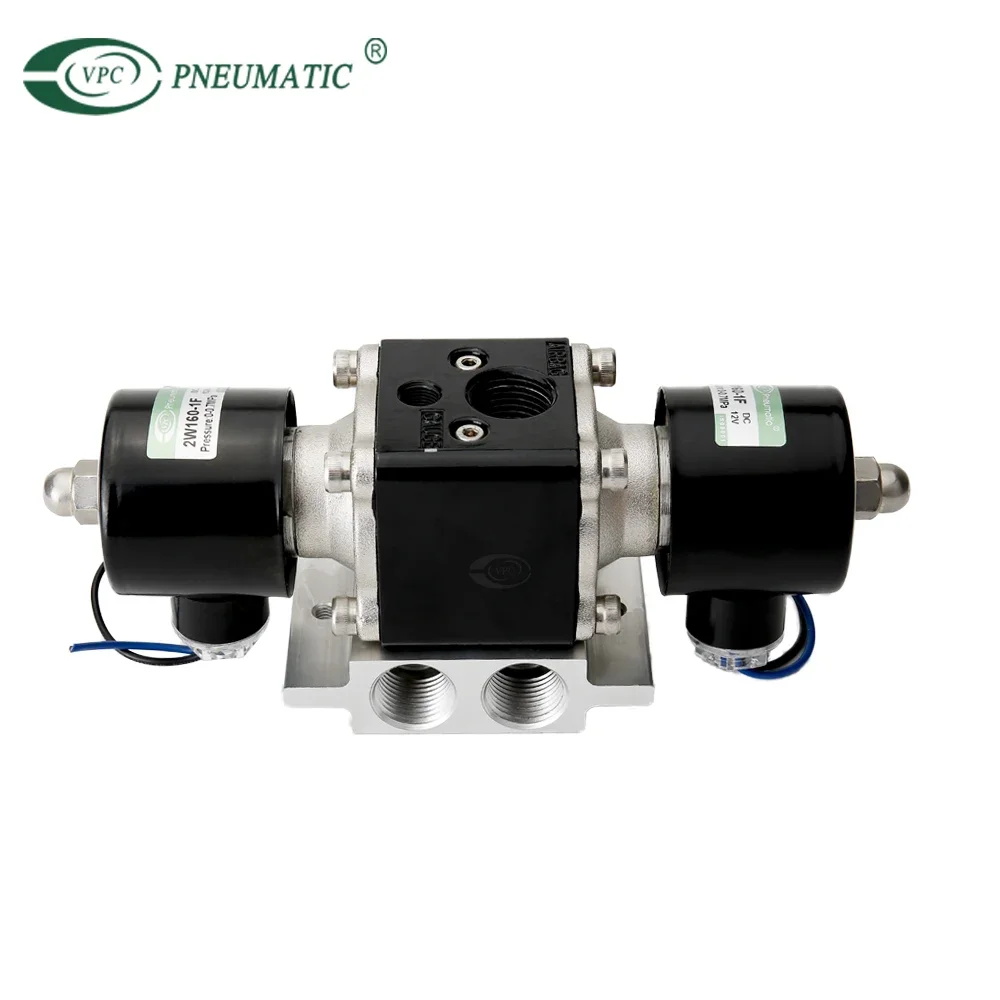 에어 라이드 서스펜션 솔레노이드 밸브, 매니폴드 자동 서스펜션 시스템, 2W160, 4F, DC12V, NPT1/4