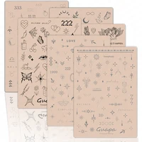 1PC Deluxe Synthetic Skin Fine Line Tattoo Practice Sheet Ideal for Mini and Tiny Precision Tattoo Training 1