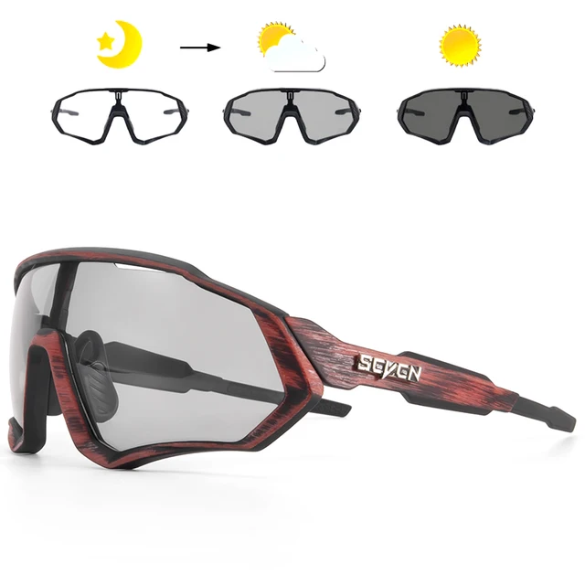 SCVCN Photochromic Sunglasses MTB Cycling Glasses Men Women Outdoor