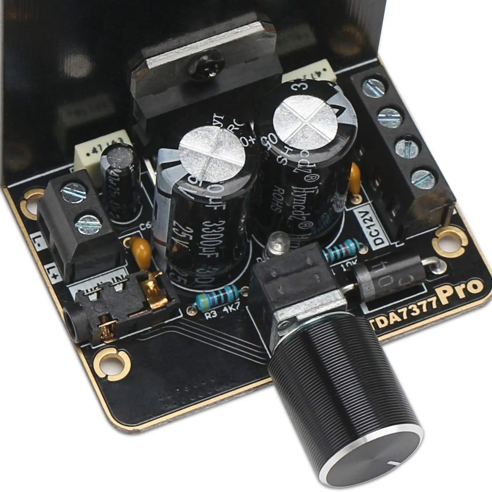 ABUOPower 증폭기 보드, 30W + 30W 듀얼 채널 2.0 오디오 증폭기 키트 클래스 AB DC 12V 디지털 스테레오 앰프 모듈 TDA7377